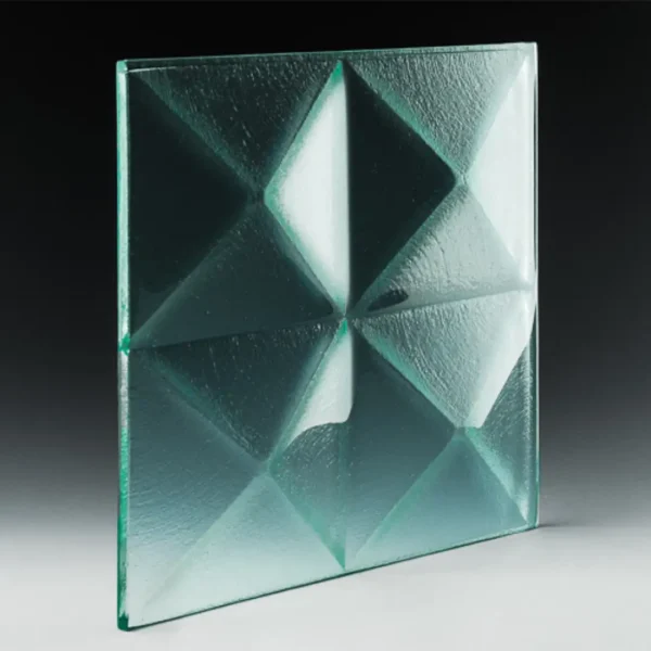 Pyramid Clear Textured Glass
