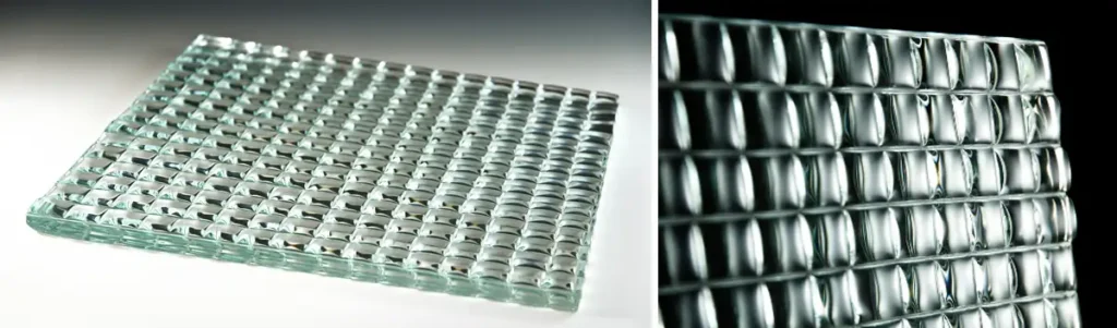 Grille-Textured-Glass