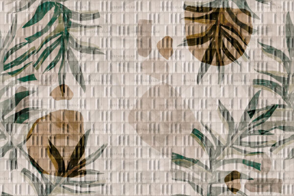 Yori-carta-da-parati-artistica-materica-con-foglie-del-catalogo-Avenue-Instabilelab-w-instabilelab